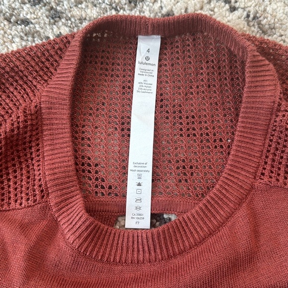Lululemon Back To Balance Long Sleeve Sweater - Picture 5 of 6
